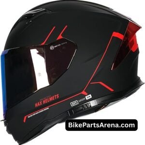 HAX Force Aerodynamic Full Face Helmet for Street & E-Bikes DOT & ECE Certified