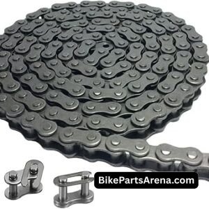 AZSSMUK #35 Roller Chain -10 Feet 40Mn Carbon Steel Material with 2 Connecting Link