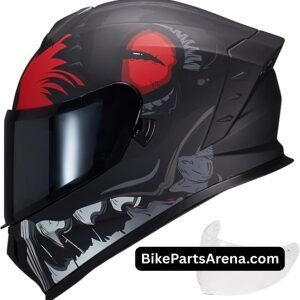 Motorcycle Full Face Dual Visor Helmets for Adults Street Bike Racing Motorbike