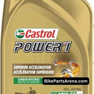 Castrol 06114 Power 1 Racing 4T Motorcycle Oil - 10W50-1qt.