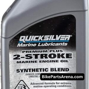Quicksilver Premium Plus 2-Stroke Synthetic Blend Marine Engine Oil, 16oz
