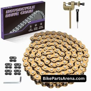 35 Go Kart Chain 3 Feet 95 Links Replacement for Go Kart Cart Mini Bike Dirt Bike Motorcycle Powersports Parts Accessories with 35 Chain Breaker 5 Master