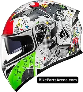 KYPARA Motorcycle Dual Visor Flip up Modular Full Face Helmet