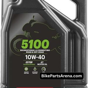 Motul 5100 4T 10W40 - Technosynthese® High-Performance Motorcycle Oil with Ester Technology - 4L