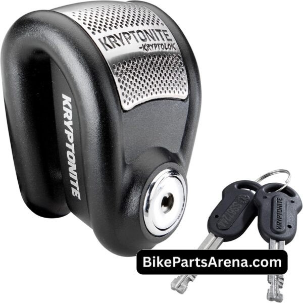Kryptonite Alarm Disc, Heavy Duty Anti-Theft Motorcycle Lock with 120db Alarm