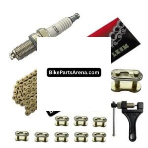 Gold 420 Motorcycle Chain 132 Link
